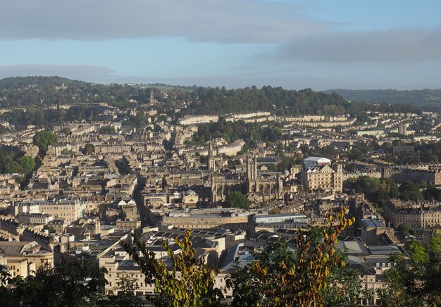 Luchtfoto van Bath