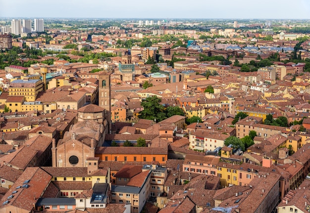 Luchtfoto van bologna