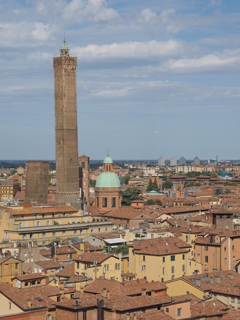 Luchtfoto van Bologna