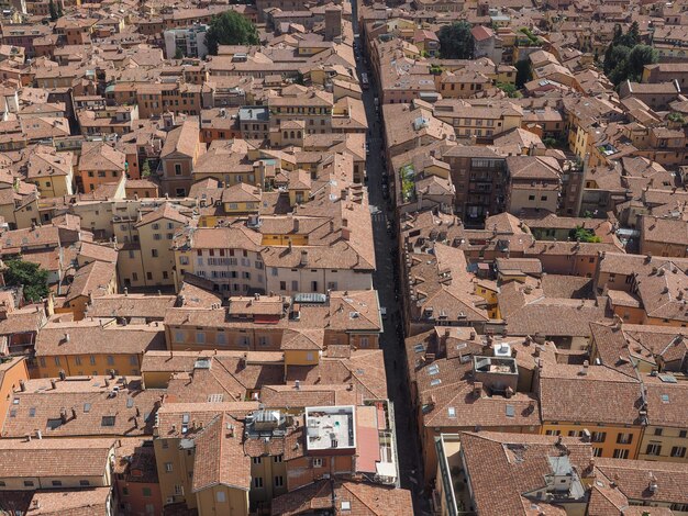 Luchtfoto van Bologna