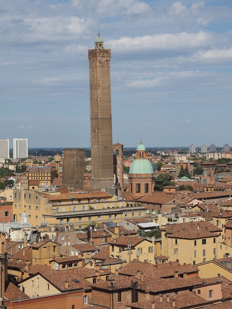 Luchtfoto van Bologna