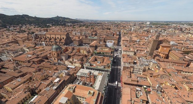Luchtfoto van Bologna