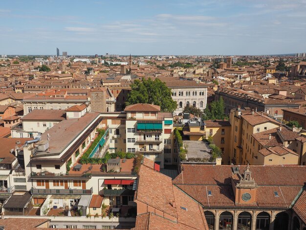 Luchtfoto van Bologna