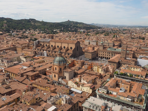 Luchtfoto van Bologna