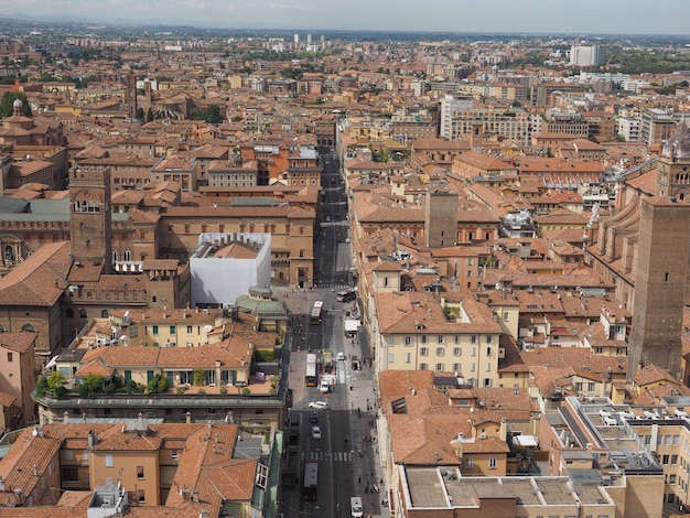 Luchtfoto van Bologna