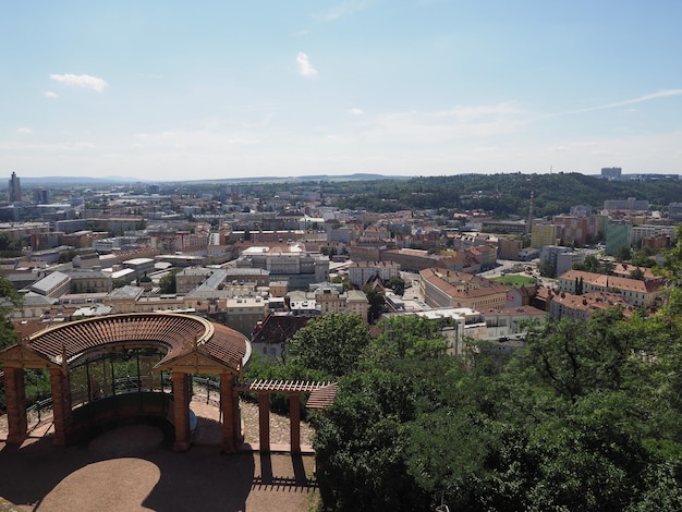 Luchtfoto van Brno