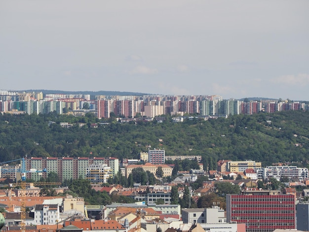 Luchtfoto van Brno