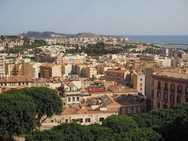 Luchtfoto van Cagliari