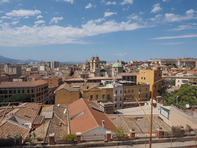 Luchtfoto van Cagliari