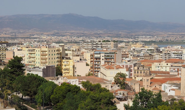 Luchtfoto van Cagliari