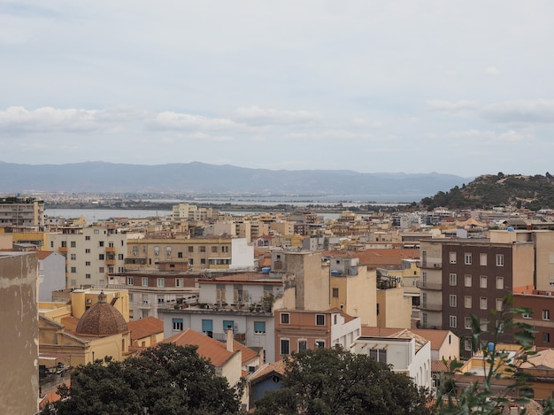 Luchtfoto van Cagliari