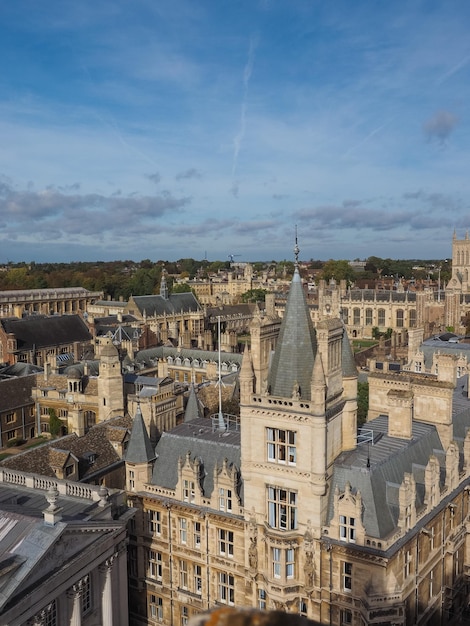 Luchtfoto van Cambridge