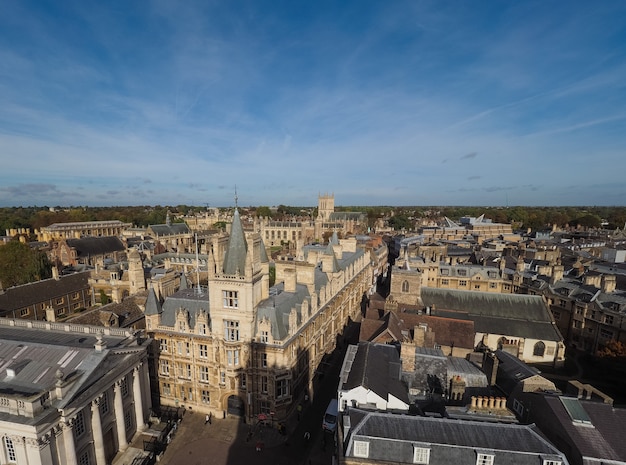 Luchtfoto van Cambridge