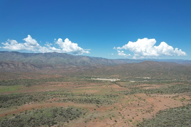 Luchtfoto van canyons langs snelweg 17 Phoenix Flagstaff Arizona