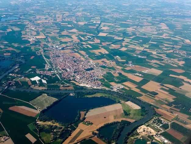 Foto luchtfoto van carignano