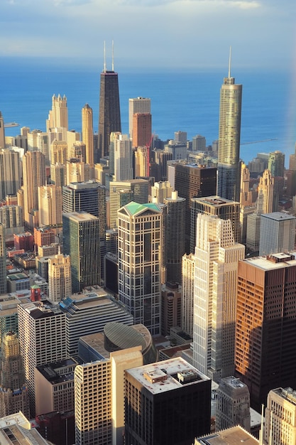 Luchtfoto van Chicago