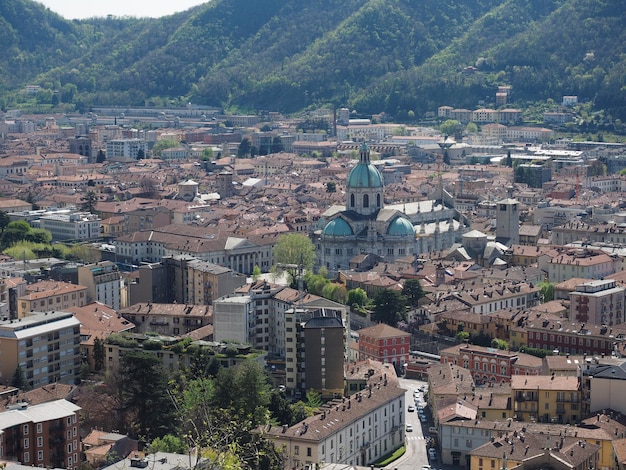 Luchtfoto van Como, Italië