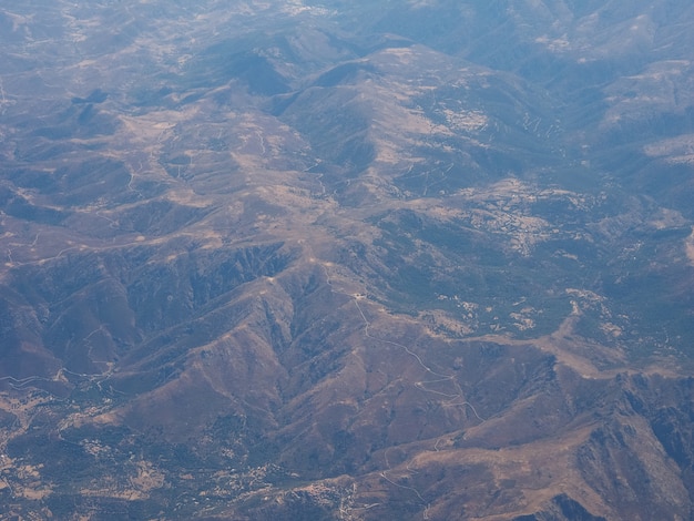 Luchtfoto van Corsica