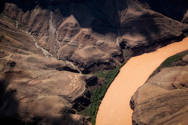 Luchtfoto van de Grand Canyon