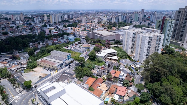 Luchtfoto van de stad Diadema Sao Paulo, Brazilië