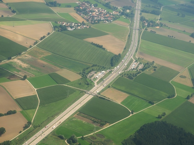 Luchtfoto van Duitsland