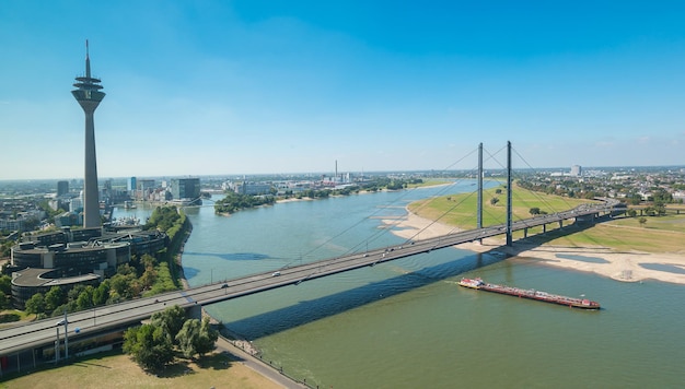 Luchtfoto van Düsseldorf NRW Duitsland