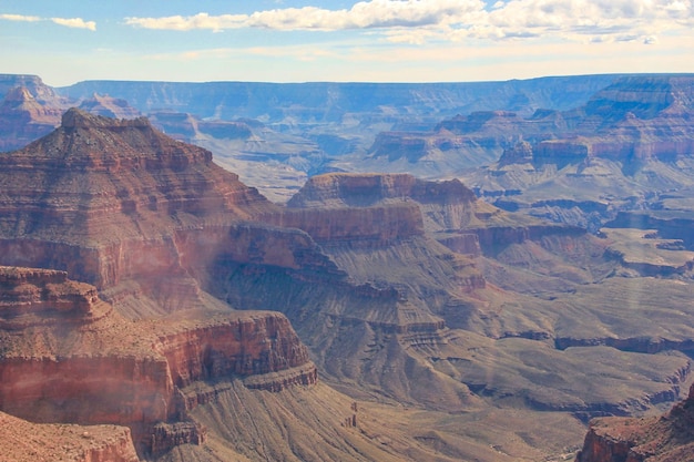 Luchtfoto van een dramatisch landschap