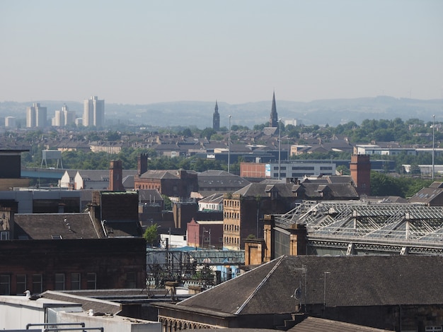 Luchtfoto van Glasgow