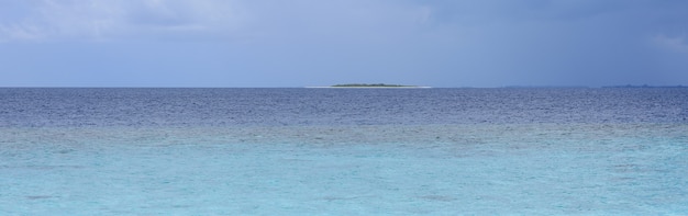 luchtfoto van het resort op de Malediven