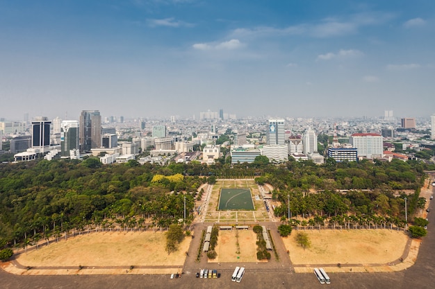 Luchtfoto van jakarta