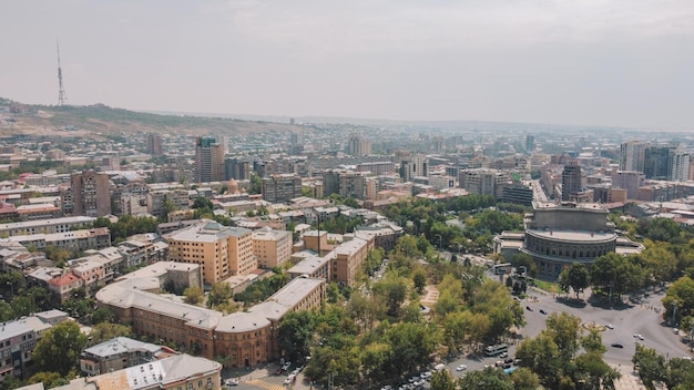 Luchtfoto van Jerevan