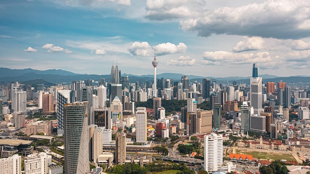 Luchtfoto van Kuala Lumpur