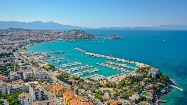 Luchtfoto van kusadasi