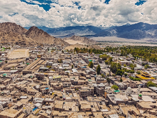 Luchtfoto van Leh