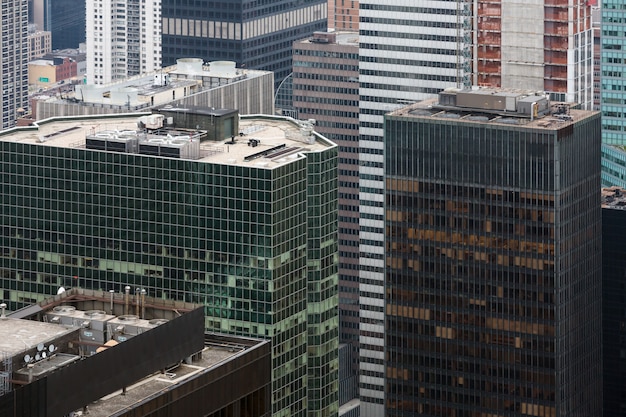 Luchtfoto van manhattan daken