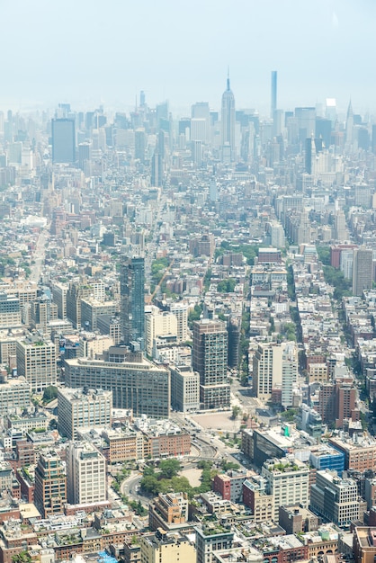 Luchtfoto van Manhattan