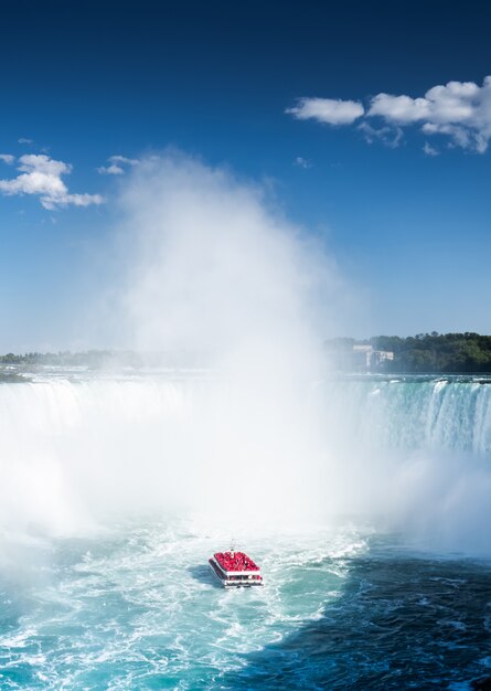 Luchtfoto van Niagara waterval.