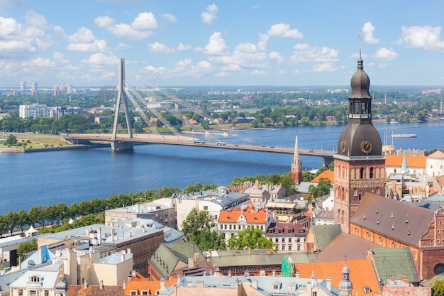 Luchtfoto van Riga