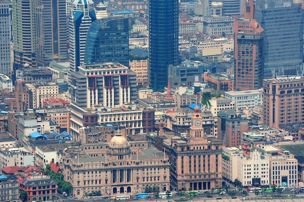 Luchtfoto van shanghai