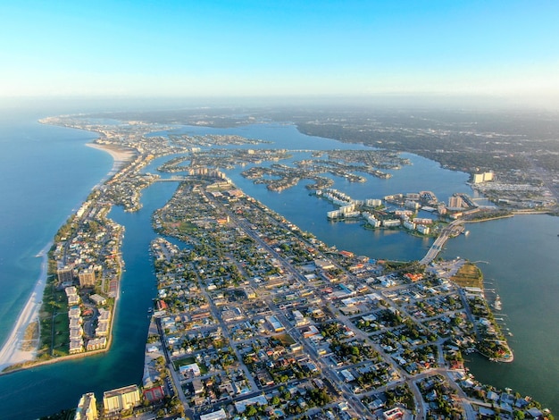 Luchtfoto van Sint-Petersburg, Florida, VS