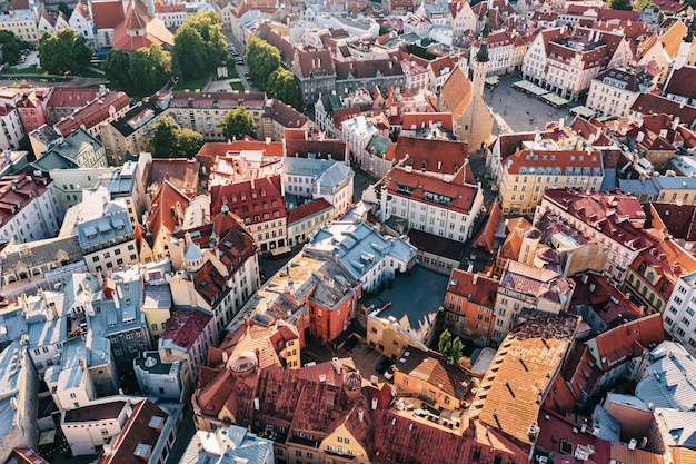 Luchtfoto van Tallinn