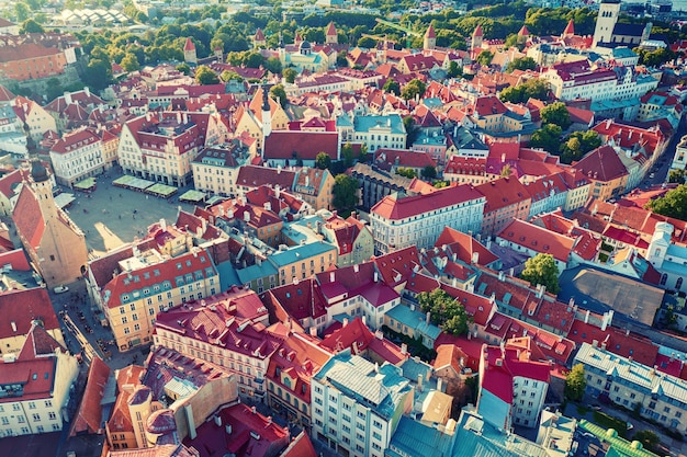 Luchtfoto van Tallinn