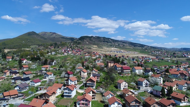 Luchtfoto voorstad