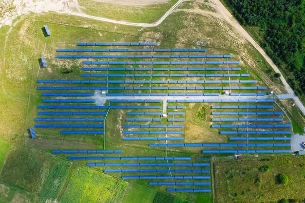 Luchtfoto zonne-energie