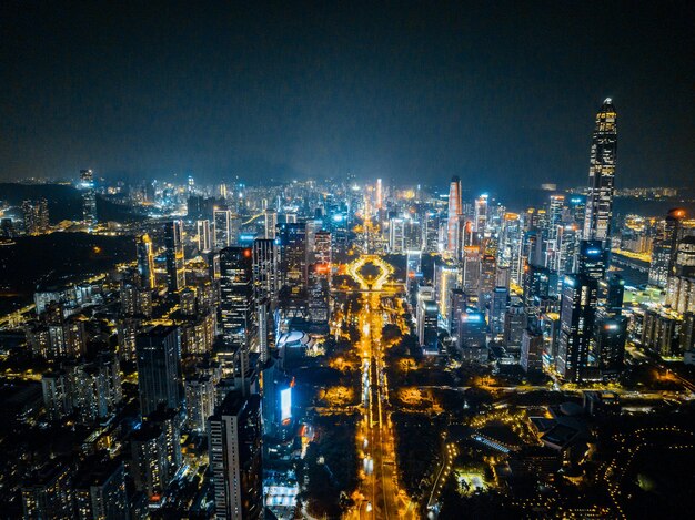 Luchtfotografie van de stad