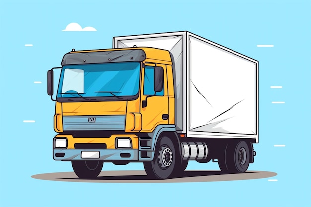 Luchthaven Passagier Shuttle Bus Vector Overbrugging Terminal Gaps Vector Flatbed Truck met zware uitrusting
