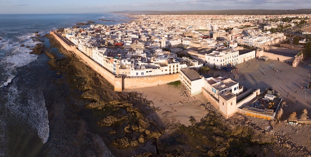 Luchtpanorama van de stad Essaouira