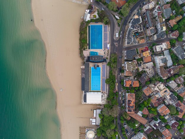 Luchtpanorama van Varna Bulgarije