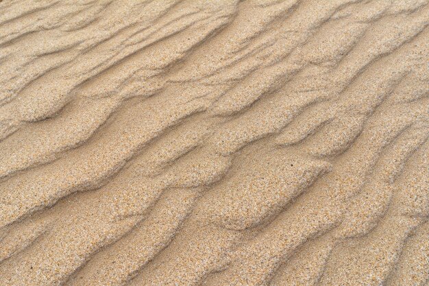 Luchtsereniteit Prachtig strandzand van bovenaf