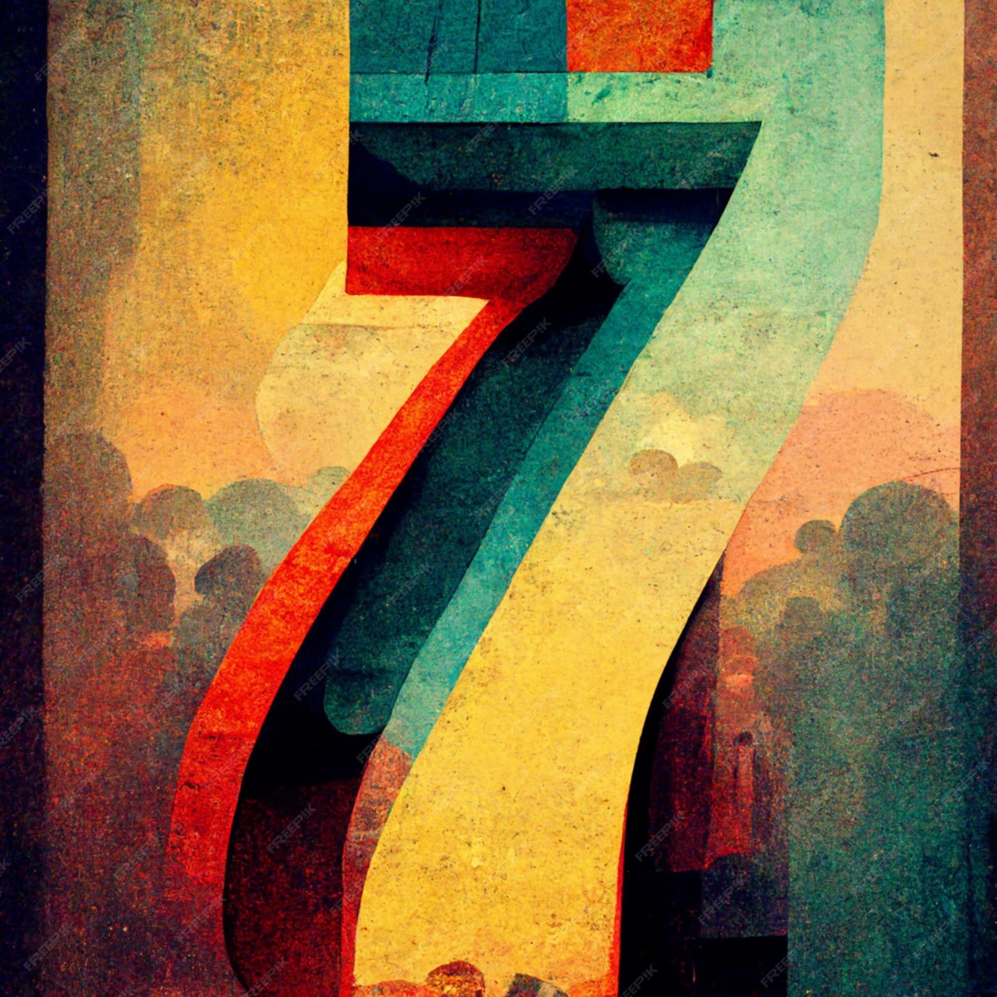 Premium Photo | Lucky number 7 Premium Photo | Lucky number 7